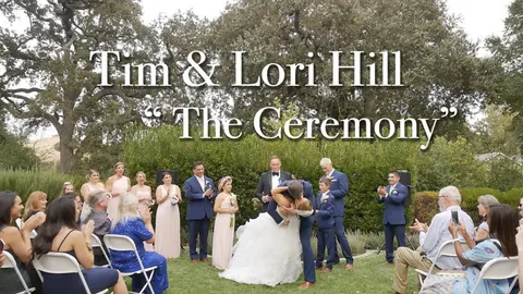 Hilltop wedding ceremony filmed by Legendary Puma